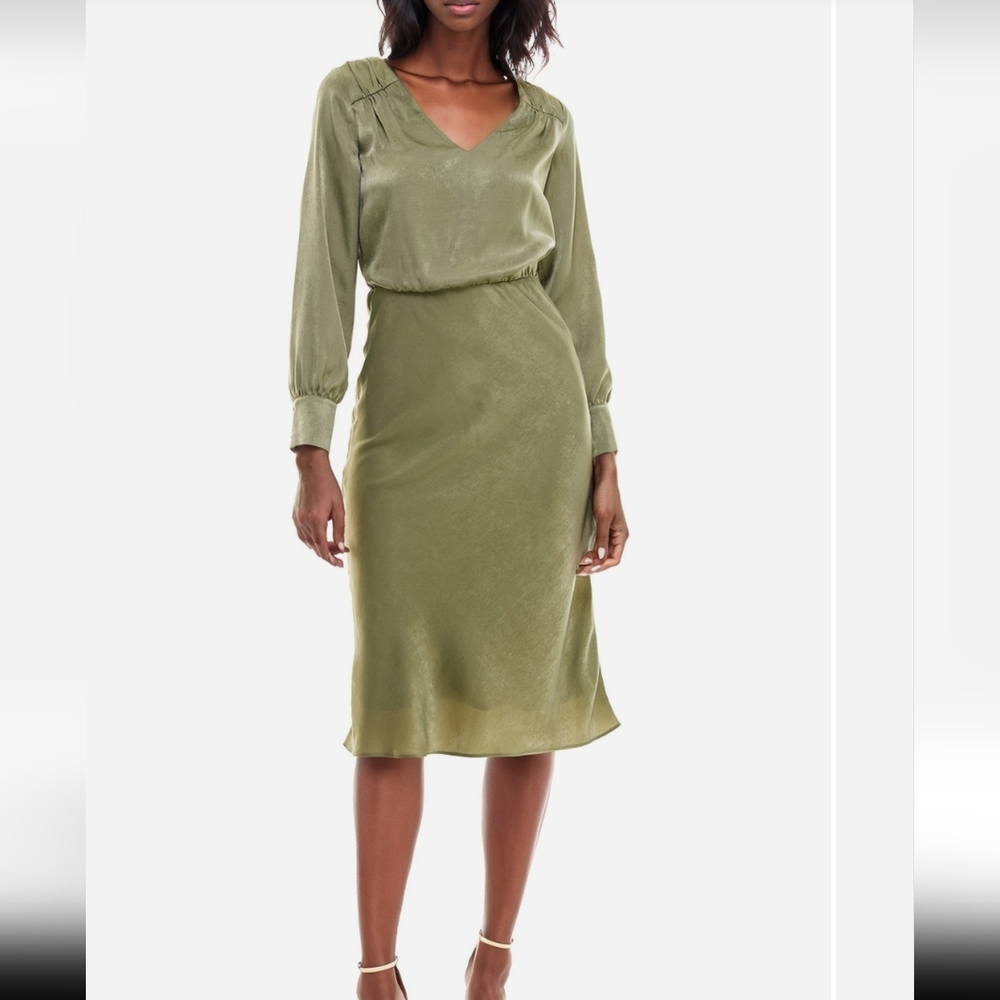 Socialite Sage Green Midi Dress nwot